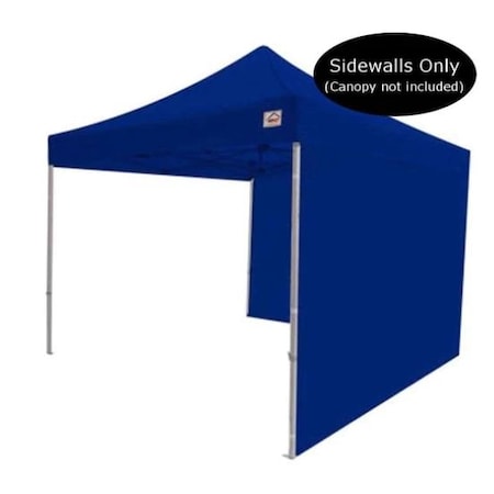 Impact Canopy 10-Foot Canopy Tent Wall Set, 1 Solid Sidewall and 1 Middle Zipper Sidewall Only, Blue, PR 033000003